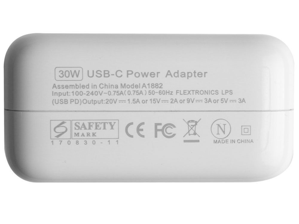 USB-C 30W AC Adapter Charger for Apple MacBook Air 13 MUQV2FN/A