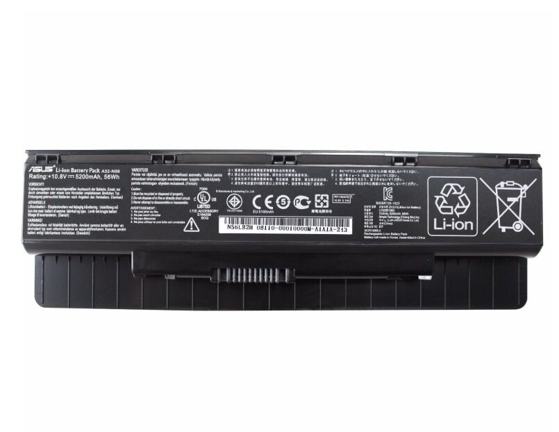 Original 5200mAh 56Wh Asus N76VB-T4045H Battery
