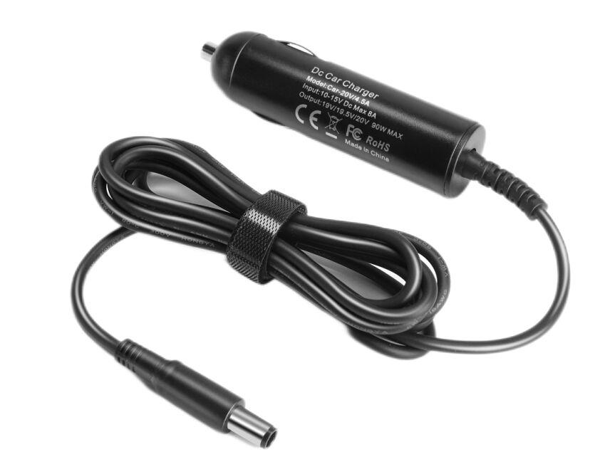 90W Dell P08F P08F001 Laptop Car Charger