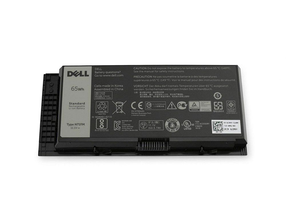 Original 6 Cell 65Wh Dell Precision M6800-6493 Battery