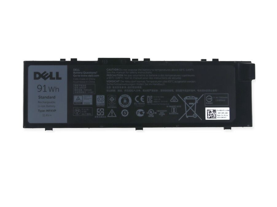 Original 7950mAh 91Wh Dell 0FNY7 0RDYCT 0TWCPG Battery