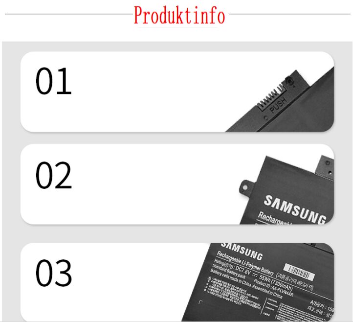 Original 55Wh 7300mAh Samsung NP940X3G-K01BE NP940X3G-S03US Battery