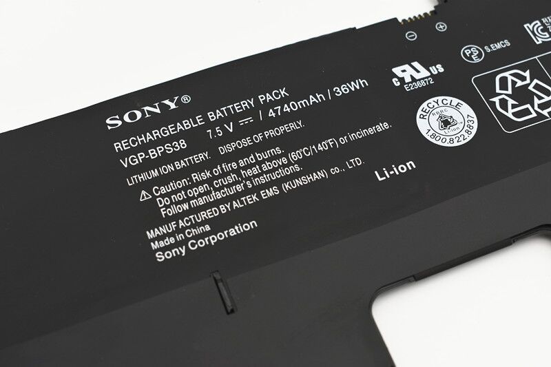 Original 36Wh 4740mAh Sony VGPBPS38 SVP1322F4EB SVP132A1CL Battery